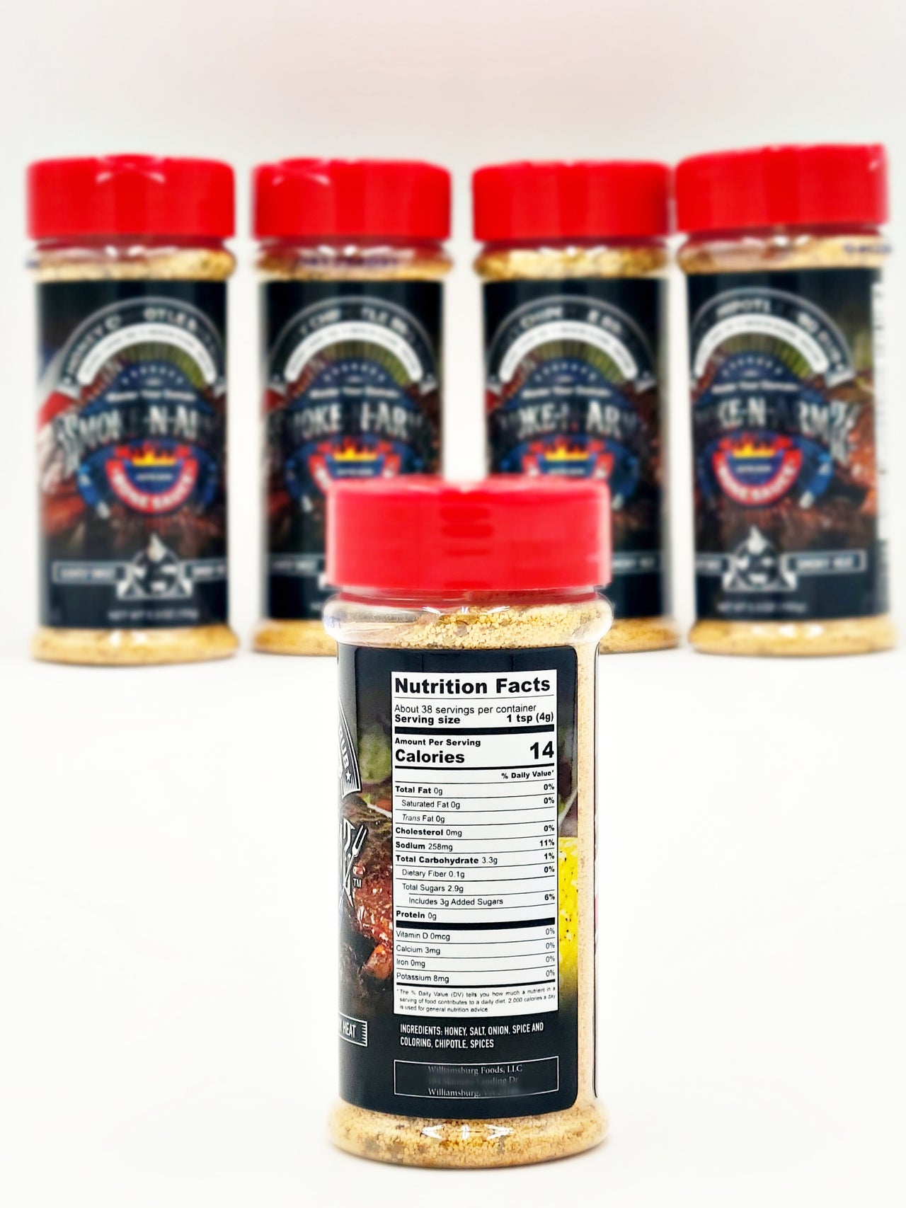 Smoke-n-Arms Honey Chipotle BBQ Rub 5.3 oz